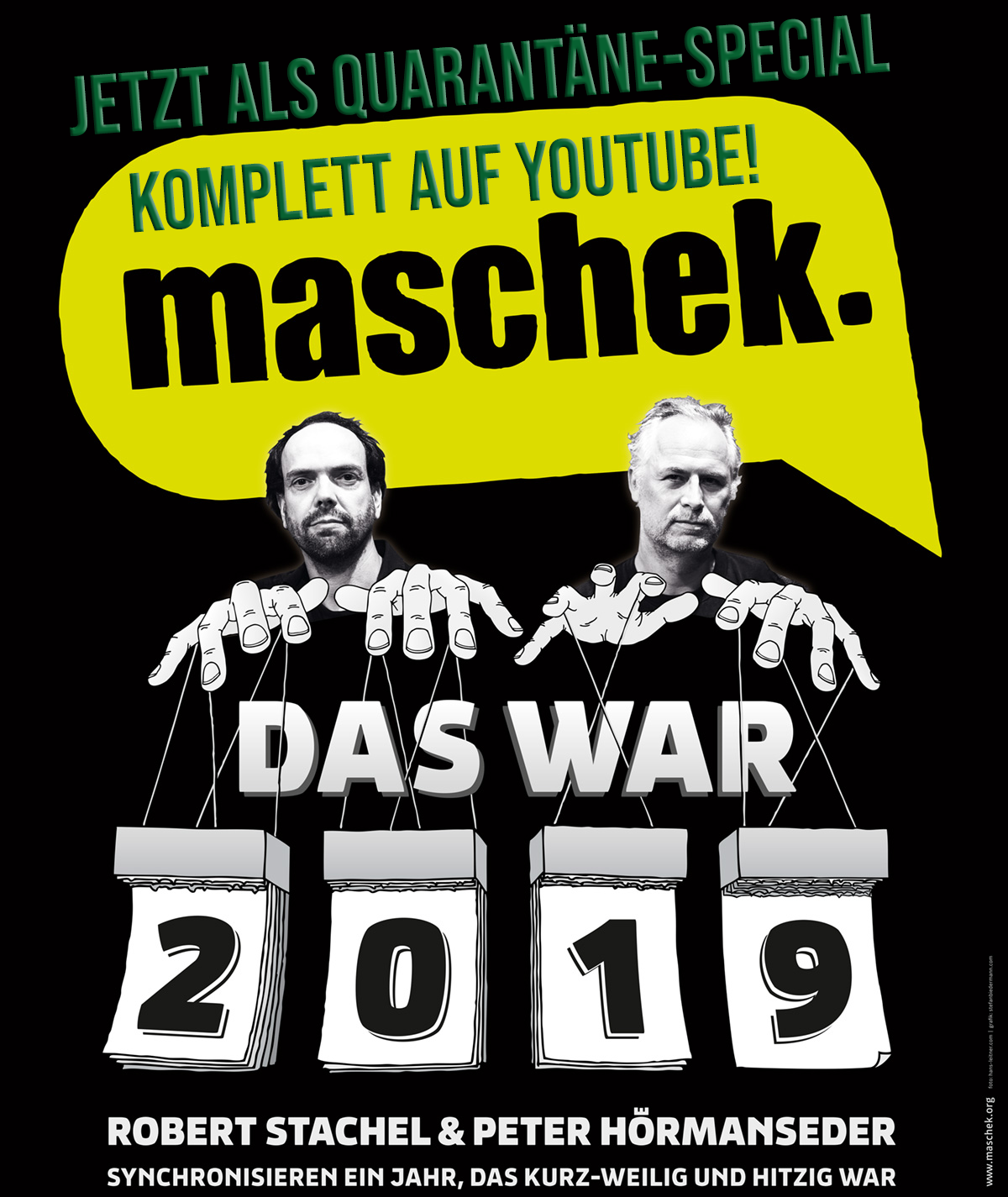 Maschek LIVE: Das war 2019 – komplett auf YouTube!